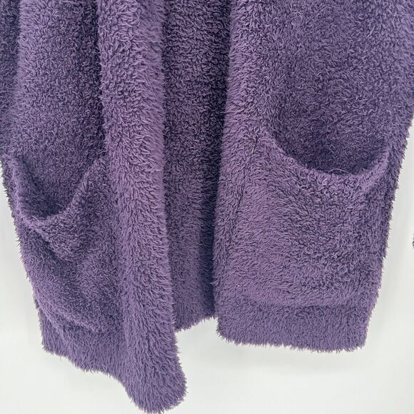 Barefoot Dreams Purple Cardigan - Picture 4 of 9